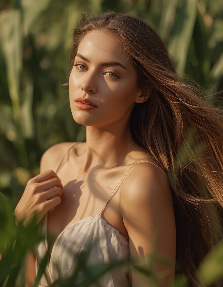 Ayurvedic skin and hair wellness therapy with herbal preparations