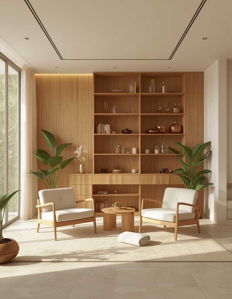 Calm consultation space at Sanyom